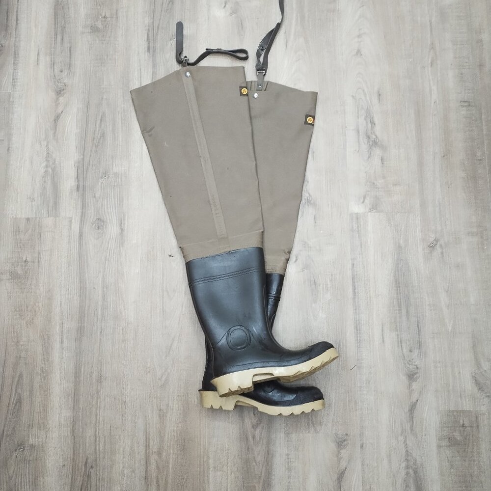 LaCrosse Duralite waterproof hip waders | Size 8